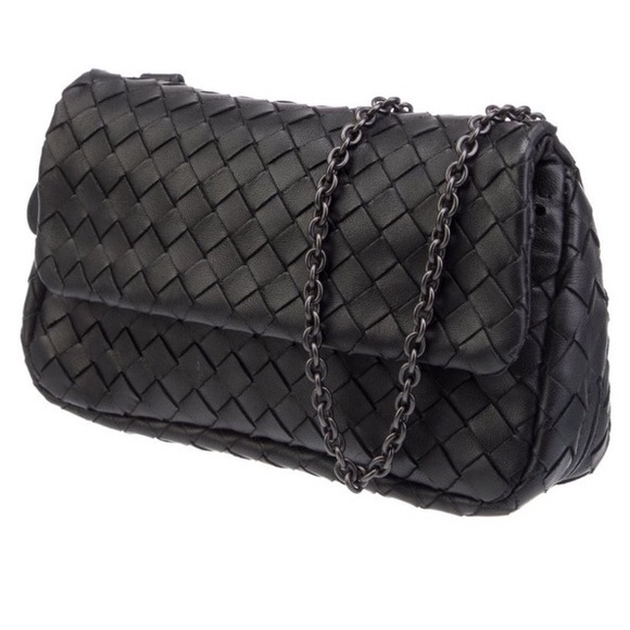 LEATHER BOTTEGA VENETA CROSSBODY EXPANDABLE PURSE - Picture 3 of 14